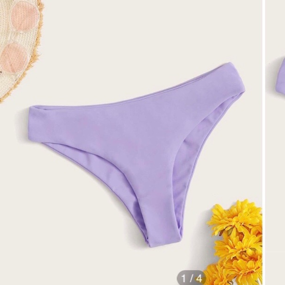 Purple Bikini Bottoms